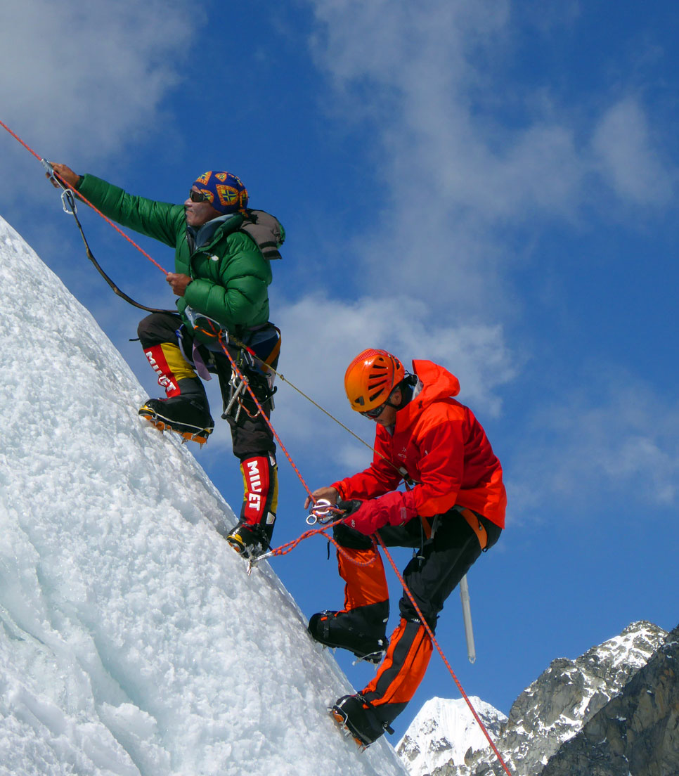 Lobuche East Climbing